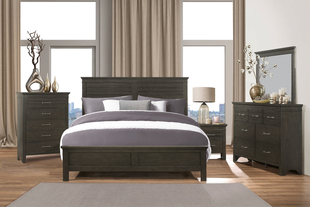 Blaire Farm Charcoal Gray Panel Youth Bedroom Set