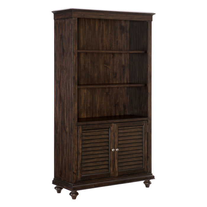 Cardano Driftwood Charcoal Bookcase