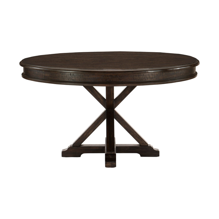 Cardano Driftwood Charcoal Round Dining Table