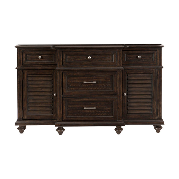 Cardano Driftwood Charcoal Buffet/Server