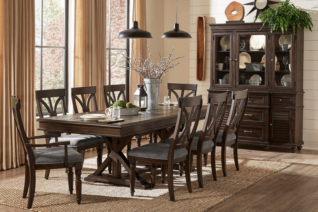 Cardano Driftwood Charcoal Extendable Dining Table