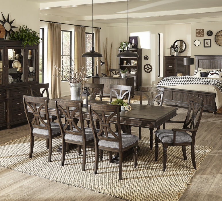 Cardano Driftwood Charcoal Extendable Dining Table