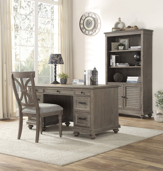 Cardano Driftwood Light Brown Executive Desk