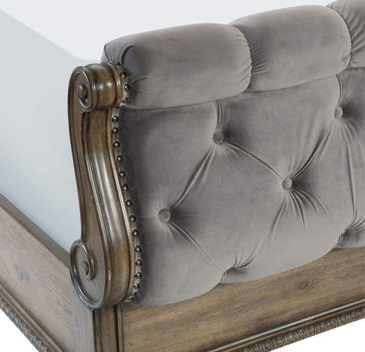 Rachelle Weathered Pecan King Bed