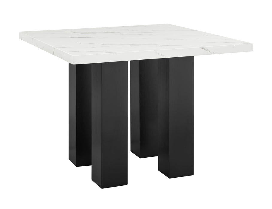 Parkside Black/White Counter Height Dining Table