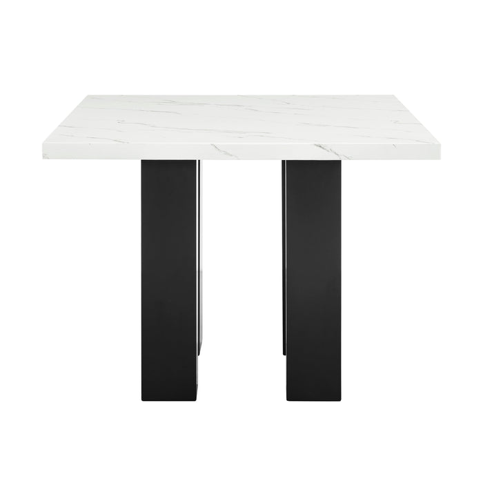 Parkside Black/White Counter Height Dining Table