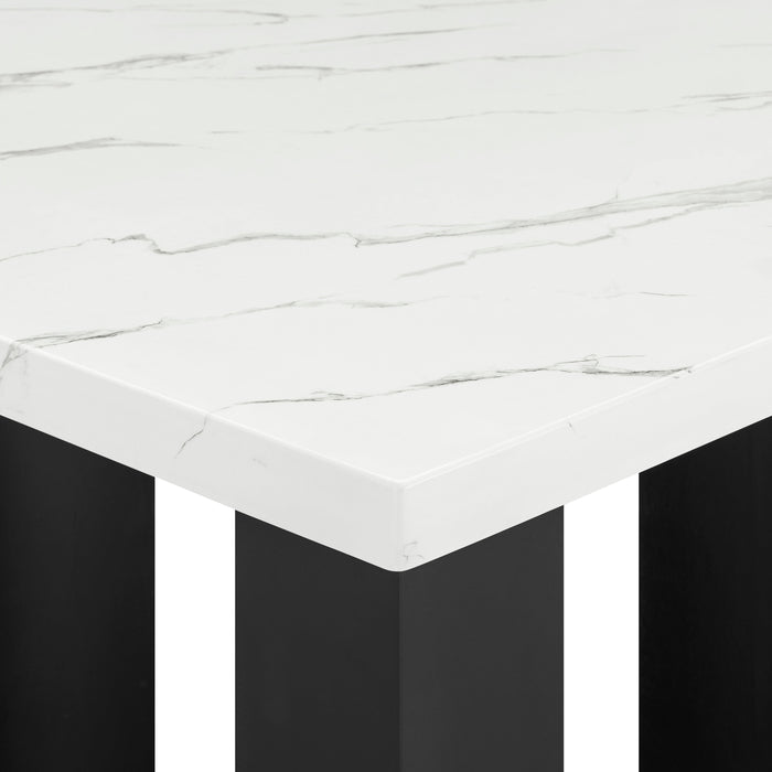 Parkside Black/White Counter Height Dining Table