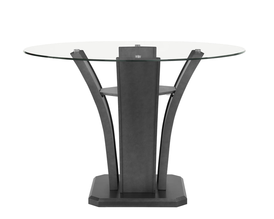 Camelia Dove Gray Round Counter Height Table