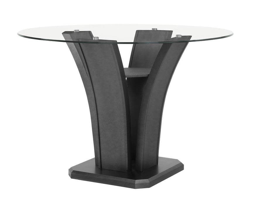 Camelia Dove Gray Round Counter Height Table