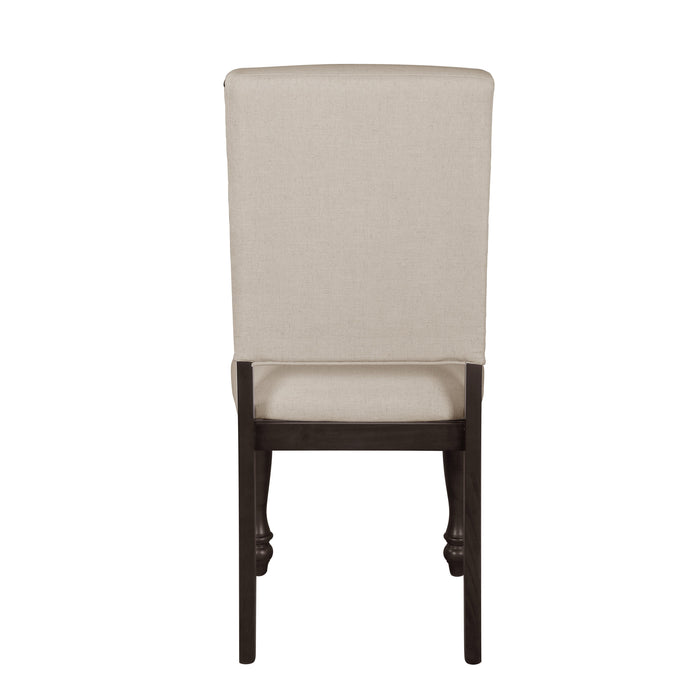 Begonia Grayish Brown Side Chair, Set of 2