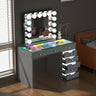 VANITII Diana 8 Drawers Vanity Desk Set with RGB and Full Light