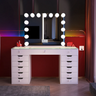 VANITII Eva Vanity Set with 15 Bulbs Hollywood Vanity Mirror