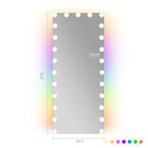 VANITII Hollywood Vanity Mirror - Full Length Vanity Mirror with Bluetooth Speaker