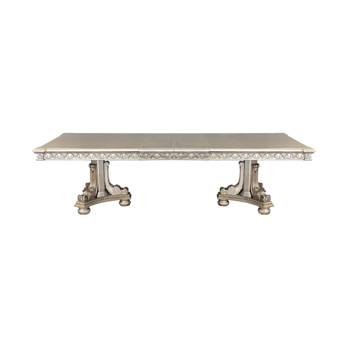 Catalonia Platinum Gold Extendable Dining Table