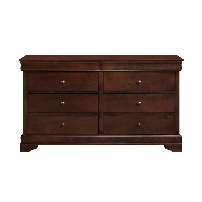 Abbeville Cherry Dresser, Two Hidden Drawers