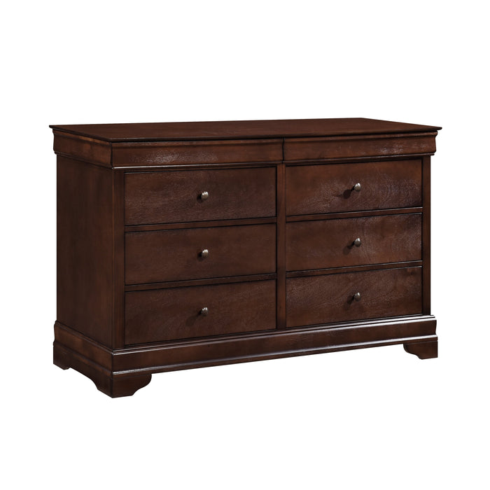 Abbeville Cherry Dresser, Two Hidden Drawers