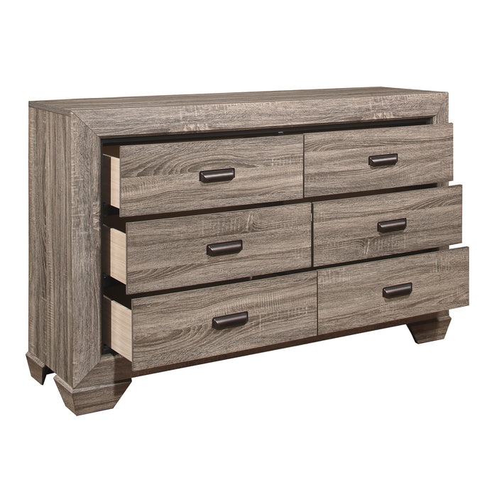 Beechnut Light Elm Panel Bedroom Set