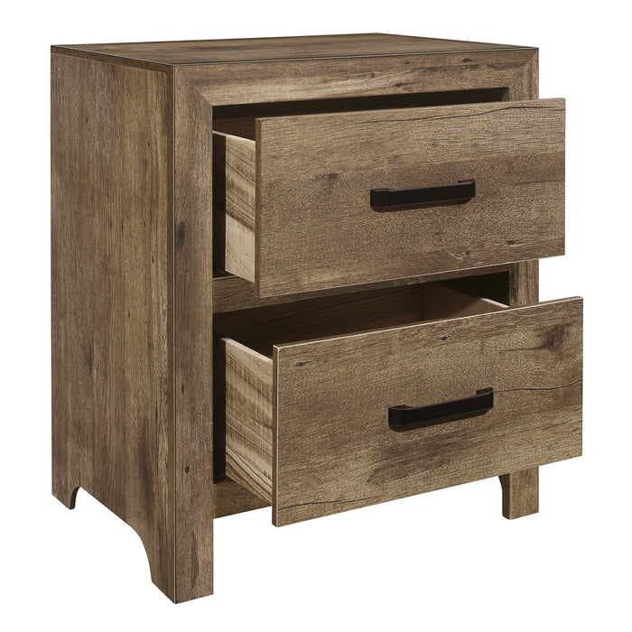 Mandan Weathered Pine Nightstand