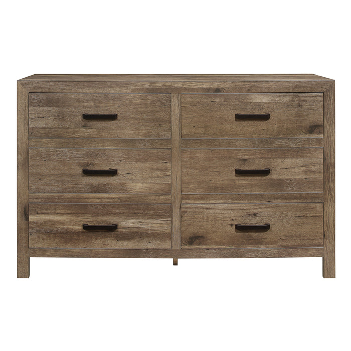 Mandan Weathered Pine Panel Bedroom Set