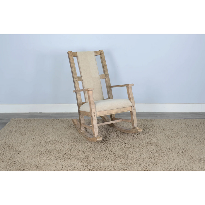 Purity Craft Cushioned Rocking Chair Beach Pebble