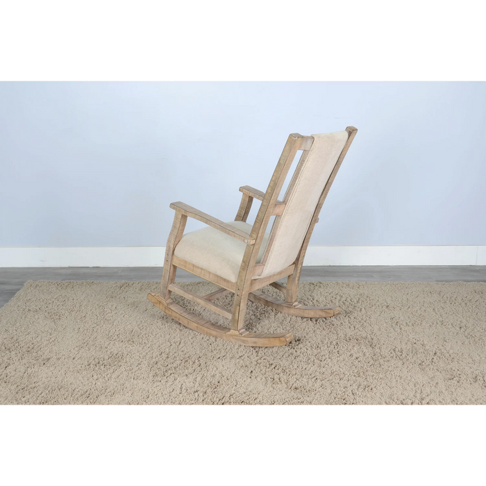 Purity Craft Cushioned Rocking Chair Beach Pebble