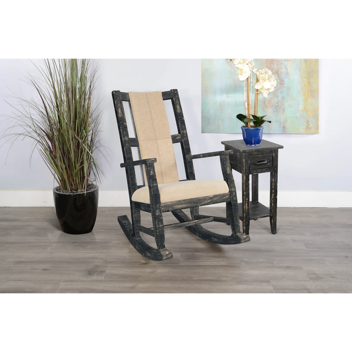 Purity Craft Black Sand Rocker, Cushion Seat & Back Black Sand