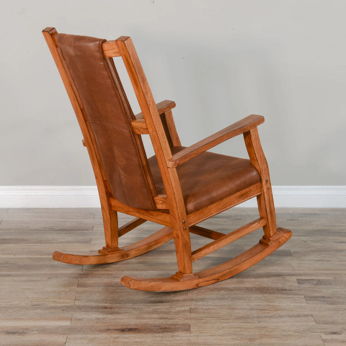 Purity Craft Sedona Rocker, Cushion Seat & Back Rustic oak