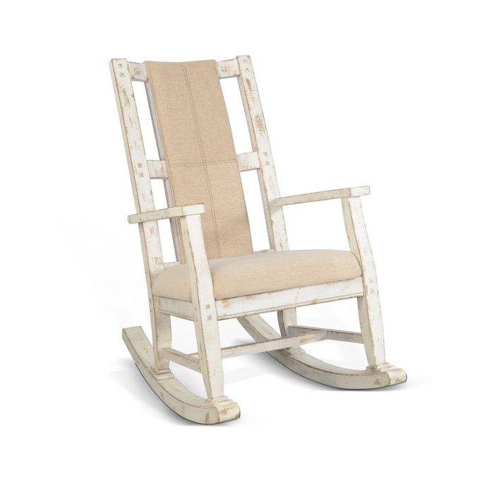 Purity Craft White Sand Rocker, Cushion Seat & Back White Sand