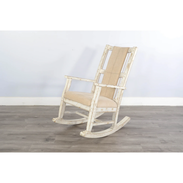 Purity Craft White Sand Rocker, Cushion Seat & Back White Sand