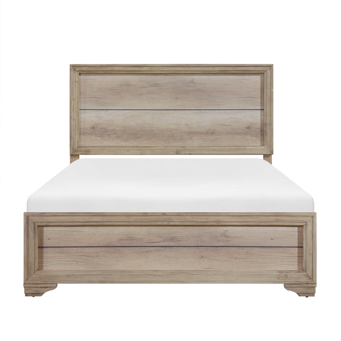 Lonan Rustic Twin Panel Bed