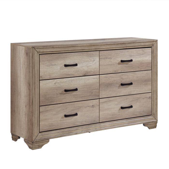 Lonan Rustic Panel Youth Bedroom Set