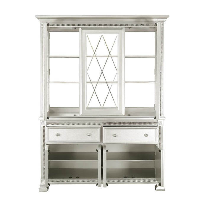 Bevelle Silver Buffet & Hutch