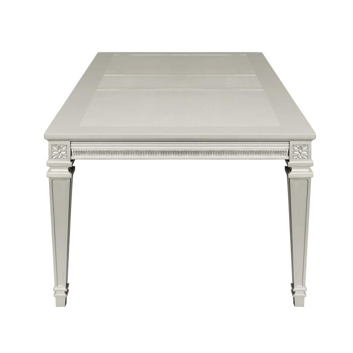 Bevelle Silver Extendable Dining Table