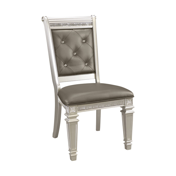 Bevelle Silver Side Chair, Set of 2