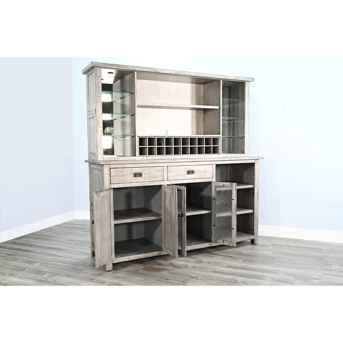 Purity Craft Buffet & Back Bar Hutch  Alpine Grey