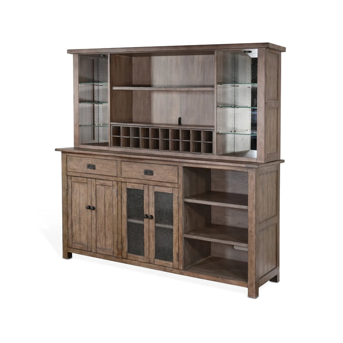 Purity Craft Buffet & Back Bar Hutch Buckskin