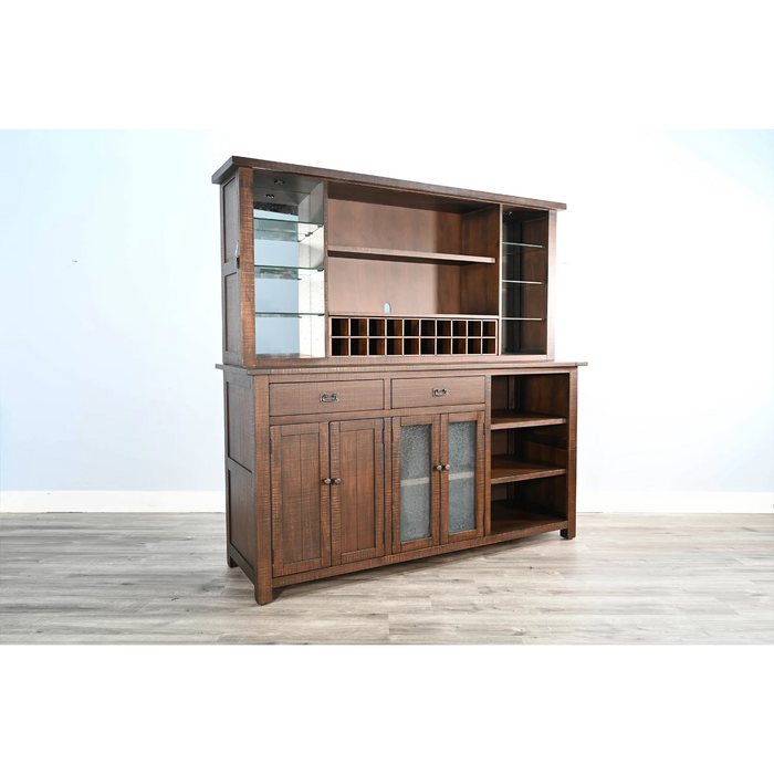 Purity Craft Homestead Hutch & Buffet Tobacco Leaf