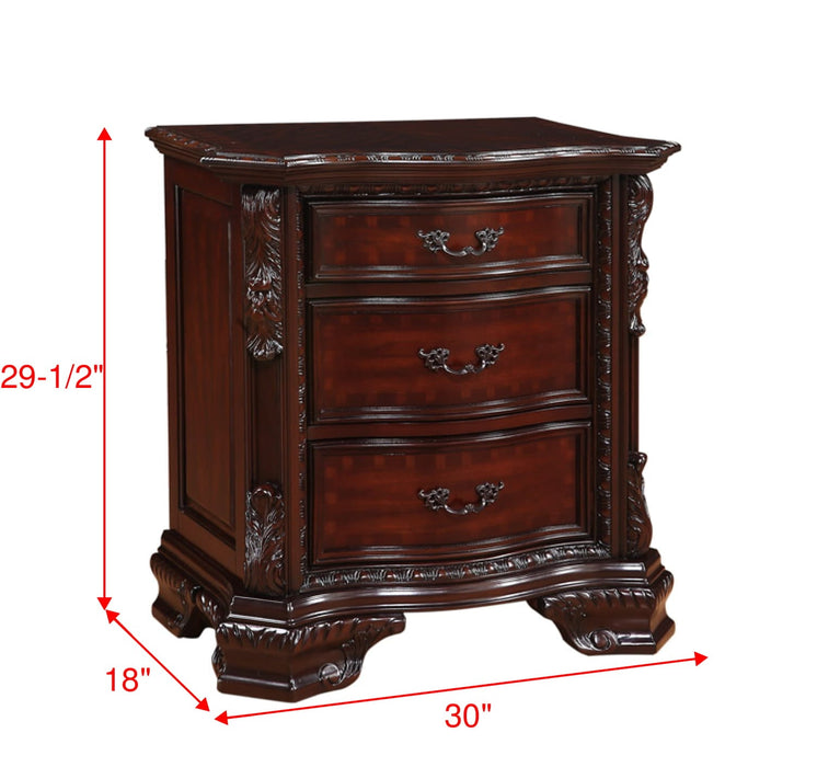 Sheffield Rich Brown Nightstand