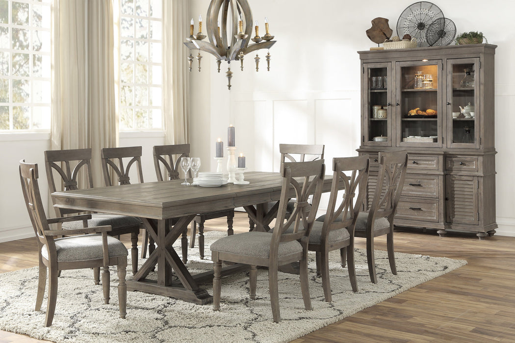 Cardano Driftwood Light Brown Extendable Dining Table