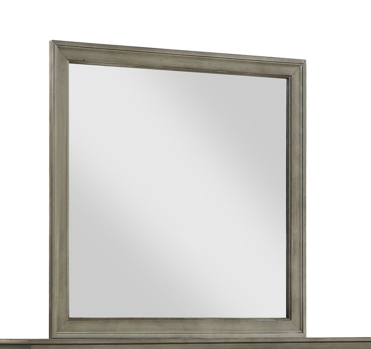 Louis Philip Gray Bedroom Mirror (Mirror Only)