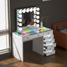 VANITII Diana 8 Drawers Vanity Desk Set with RGB and Full Light