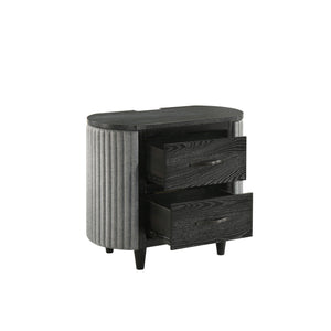 Skyline - 2 Drawer Nightstand - Onyx