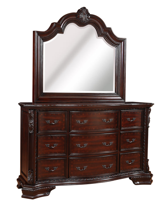 Sheffield Rich Brown Bedroom Mirror (Mirror Only)