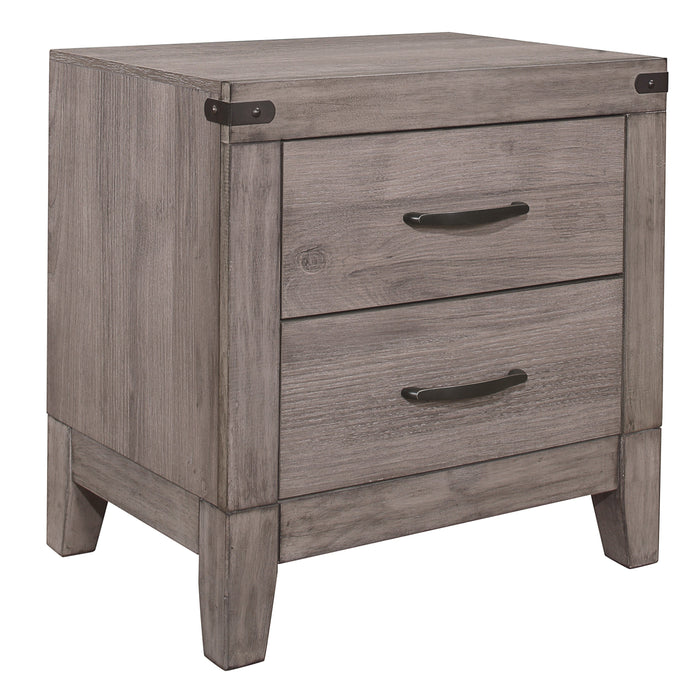 Woodrow Brownish Gray Nightstand