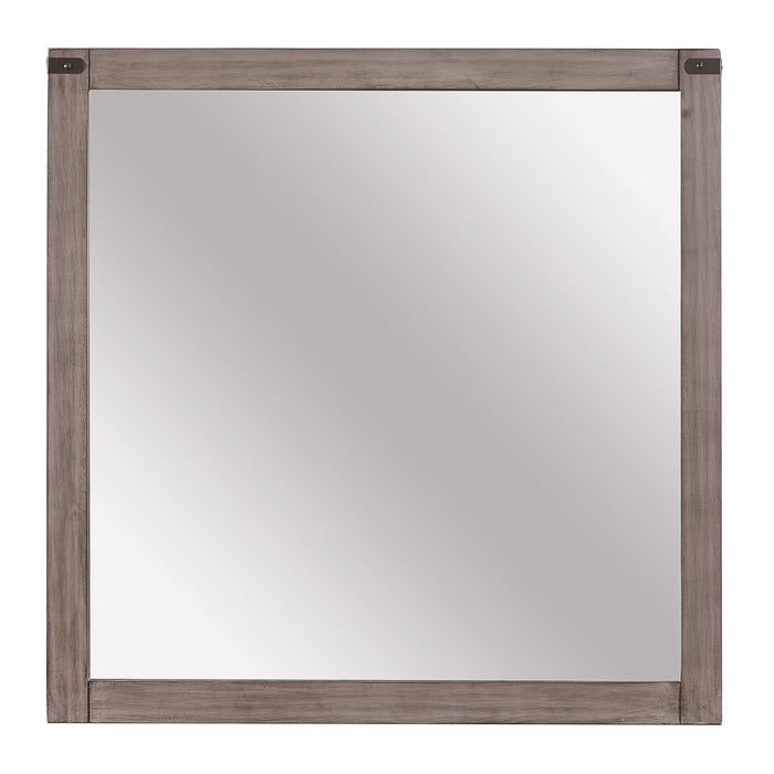 Woodrow Brownish Gray Mirror (Mirror Only)