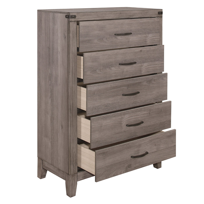 Woodrow Brownish Gray Chest