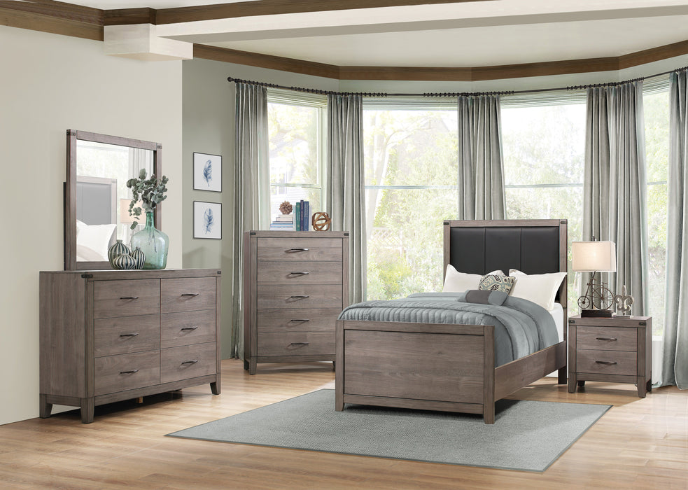 Woodrow Brownish Gray Chest