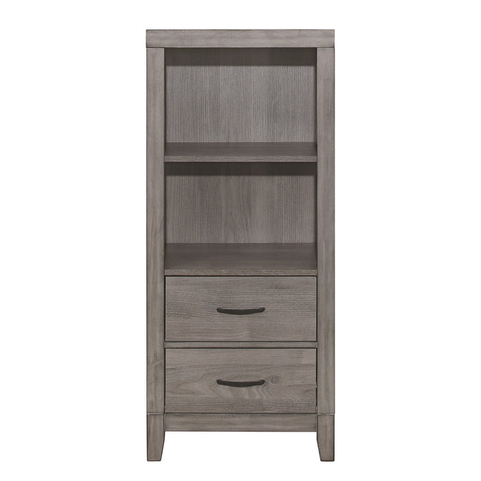 Woodrow Brownish Gray Pier/Tower Nightstand