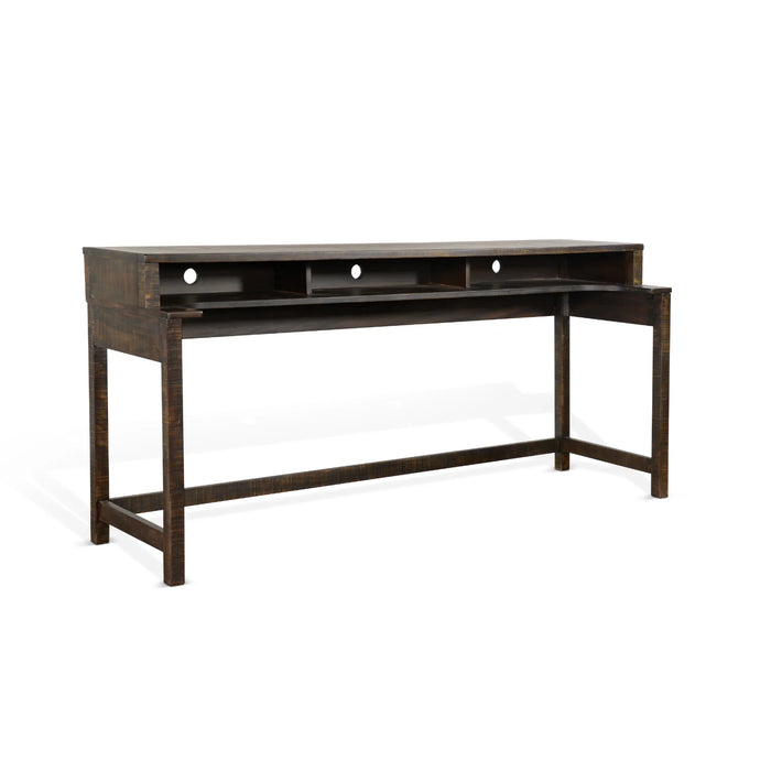 Purity Craft Console Table with USB Power Pack Tobacco Leaf