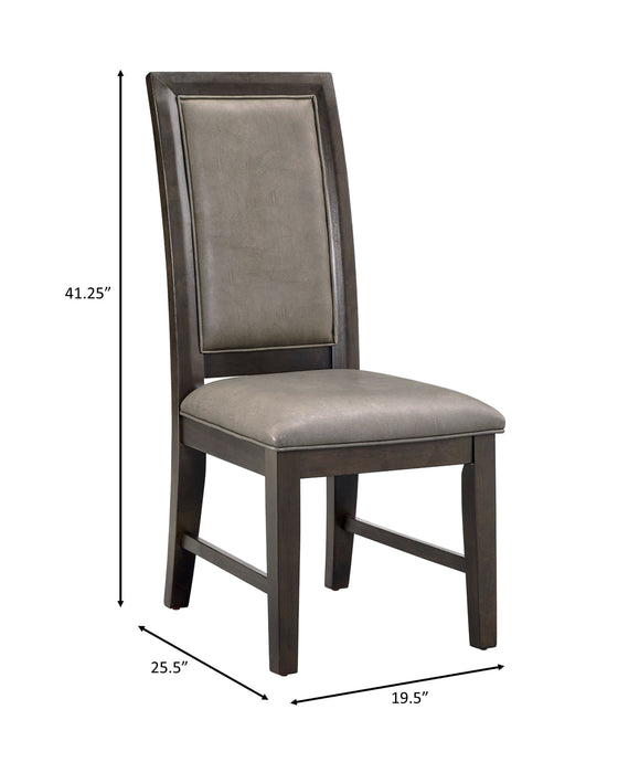 Jeffries Brown Dining Chair, Set of 2